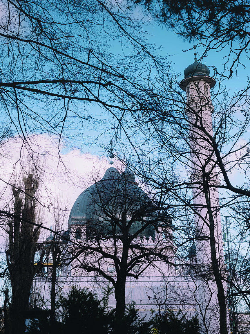 Die älteste Moschee Deutschlands aus dem Jahre 1928 steht in Berlin- Wilmersdorf