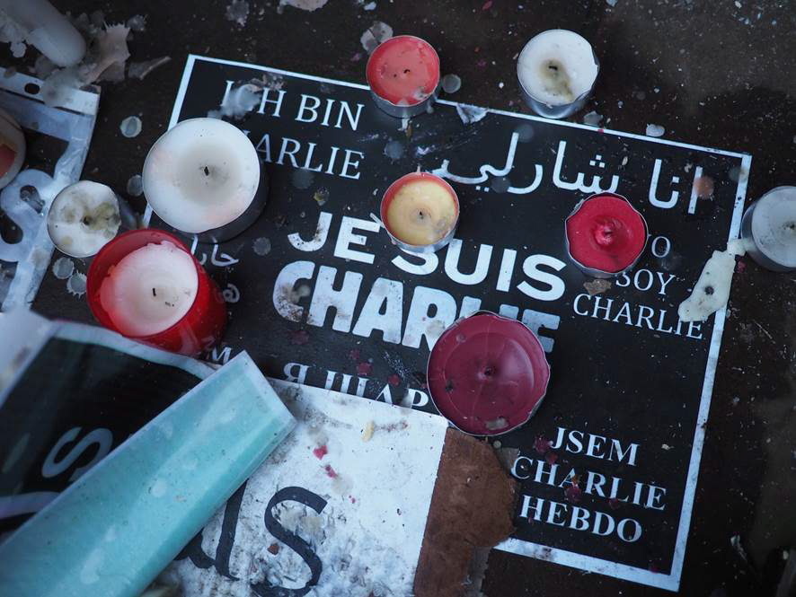 Gedenken an Charlie Hebdo Attentat