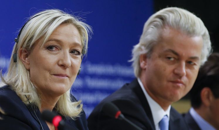 Die Rechtspopulisten Marine le Pen und Geert Wilders