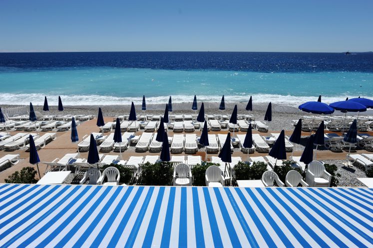 Leerer Strand von Nizza: Am Tag nach dem Terroranschlag bleibt der Tourismus aus