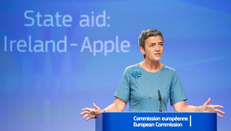 Die dänische EU-Wettbewerbskommissarin Margrethe Vestager