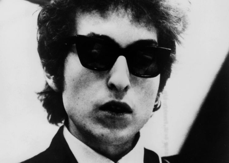Bob Dylan während eines Auftritts in den 1960er Jahren