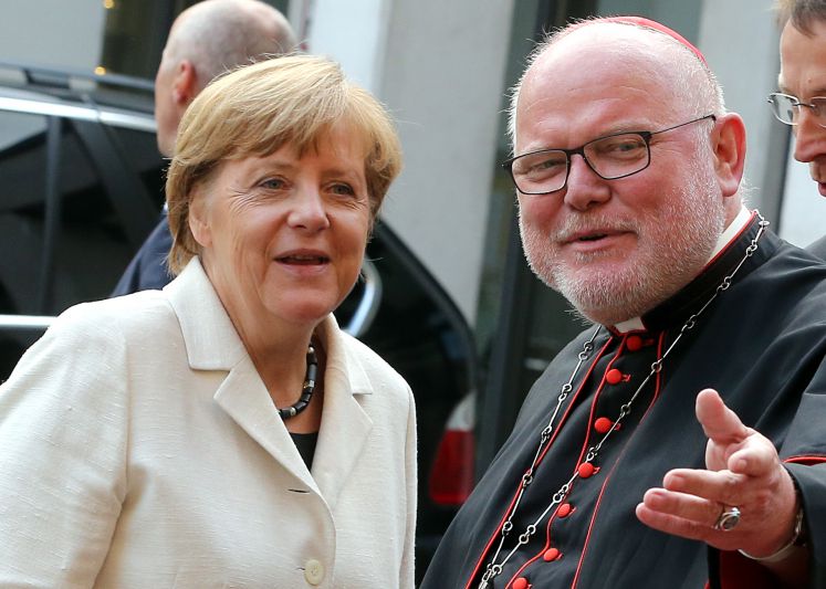 Angela Merkel und Kardinal Reinhard Marx