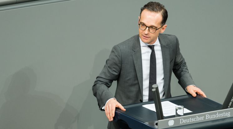 Bundesjustizminister Heiko Maas (SPD) spricht am 22.11.2016 in Berlin.