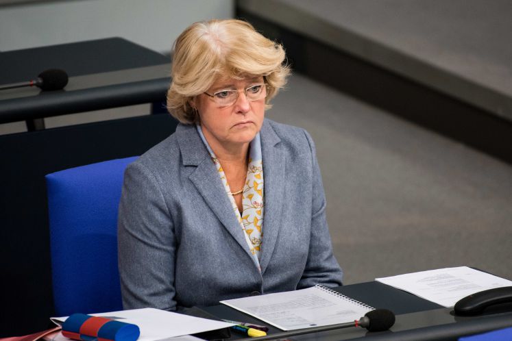 Monika Grütters bei einer Sitzung im Bundestag