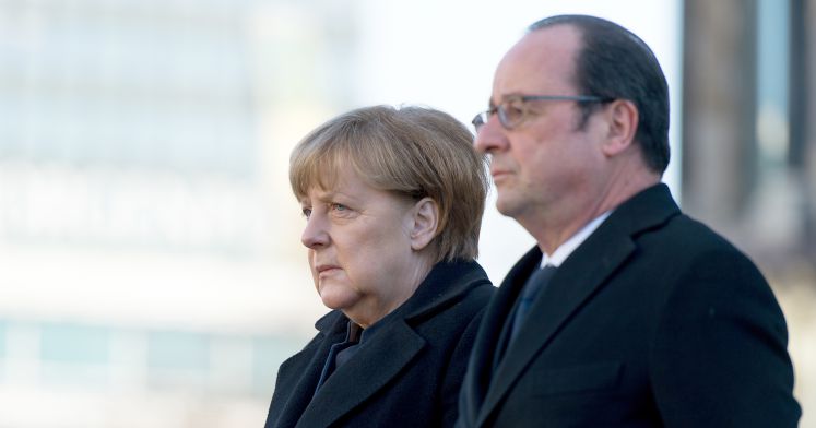 Angela Merkel und Francois Hollande