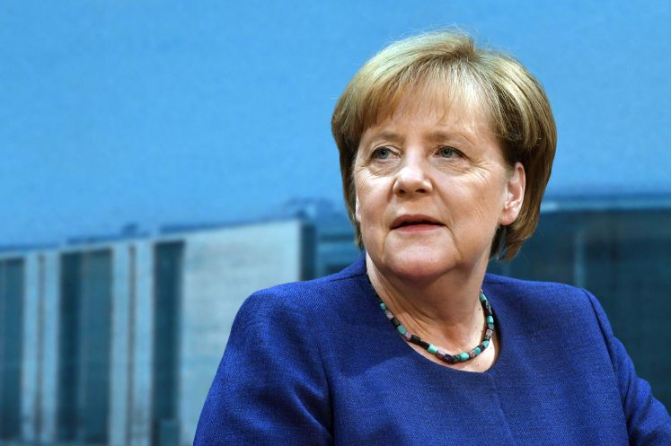 Bundeskanzlerin Angela Merkel (CDU) spricht am 16.07.2017 in Berlin im ARD-Sommerinterview.