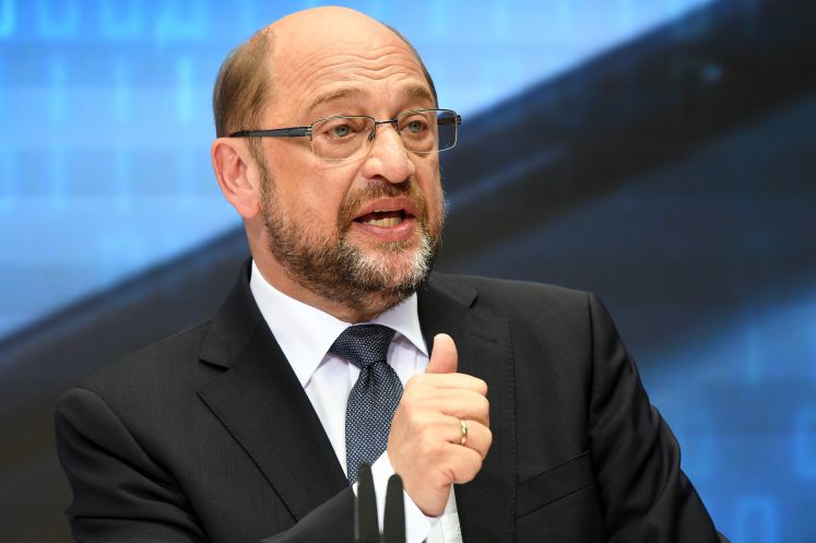 Martin Schulz stellt am 16.7 seinen Zukunftsplan in der SPD Zentrale Berlin vor.