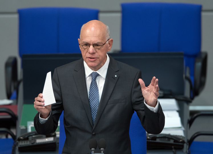 Norbert Lammert hält am 5. September seiner Abschiedsrede im Bundestag