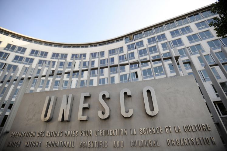 Das Hauptquartier der Unesco in Paris