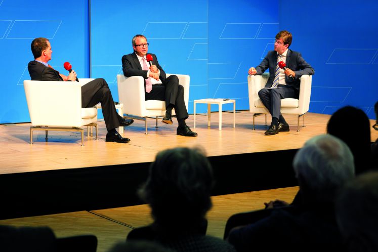 Alexander Marguier und Christoph Schwennicke im Gespräch mit Andreas Voßkuhle
