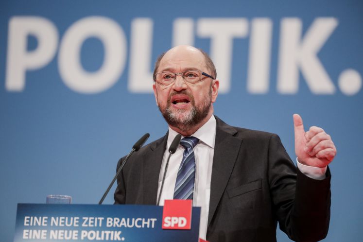 Martin Schulz auf dem Sonderparteitag der SPD