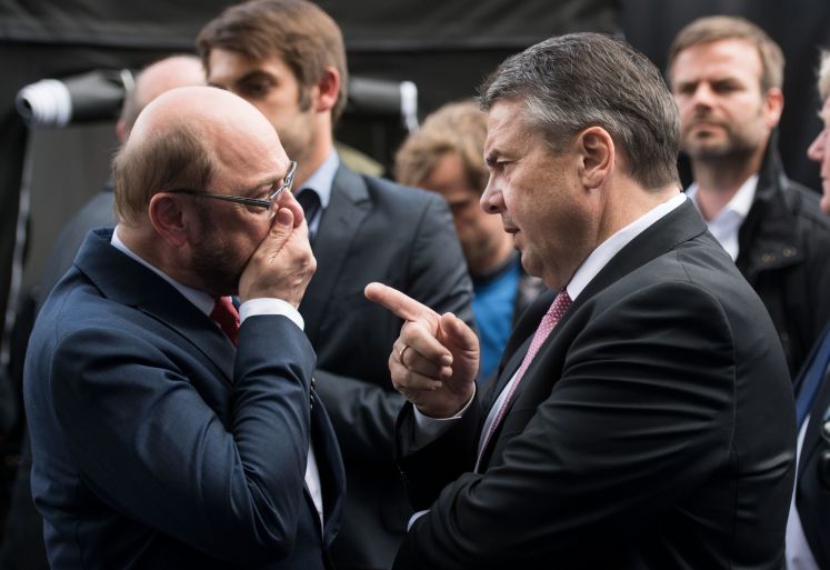Sigmar Gabriel und Martin Schulz
