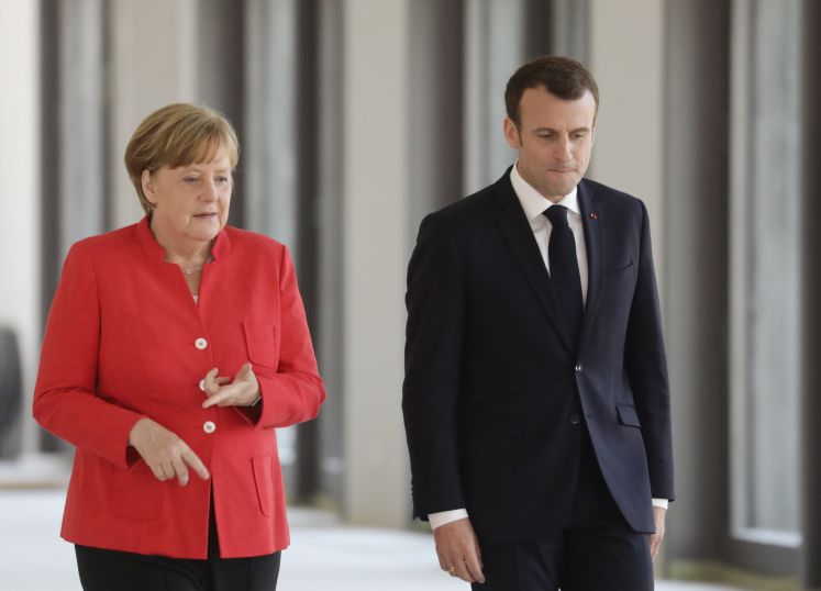 Merkel und Macron in Berlin
