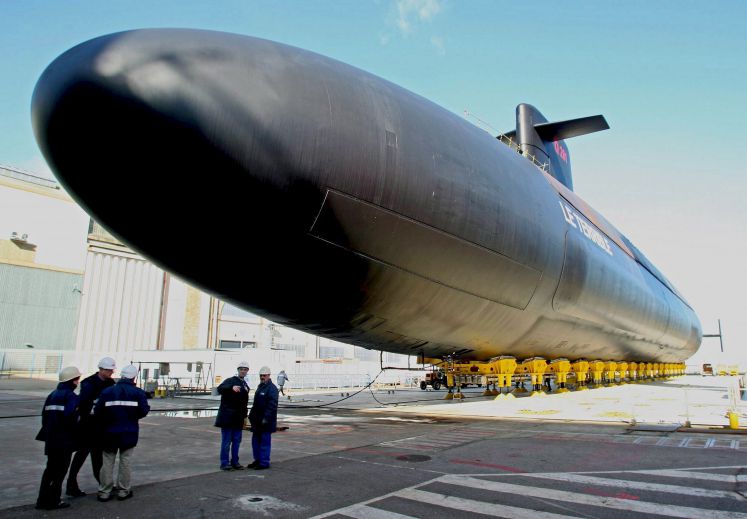 Ein französisches Atom-U-Boot 