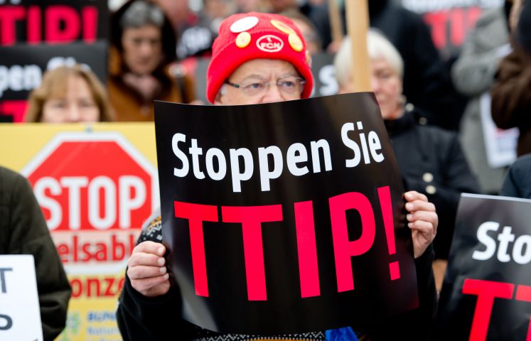 Demo gegen TTIP