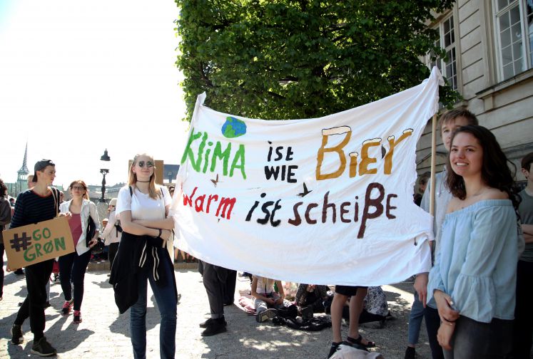 Klima-Demonstration in Kopenhagen