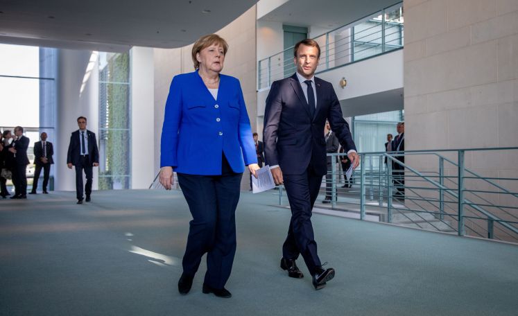 Angela Merkel und Emmanuel Macron 