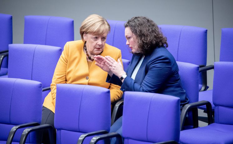 Angela Merkel und Andrea Nahles