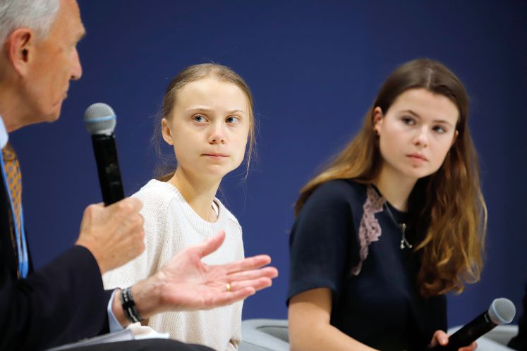 Greta Thunberg auf der UN Klimakonferenz in Madrid