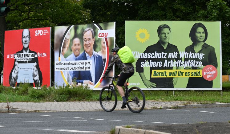 Wahlplakate Bundestagswahl