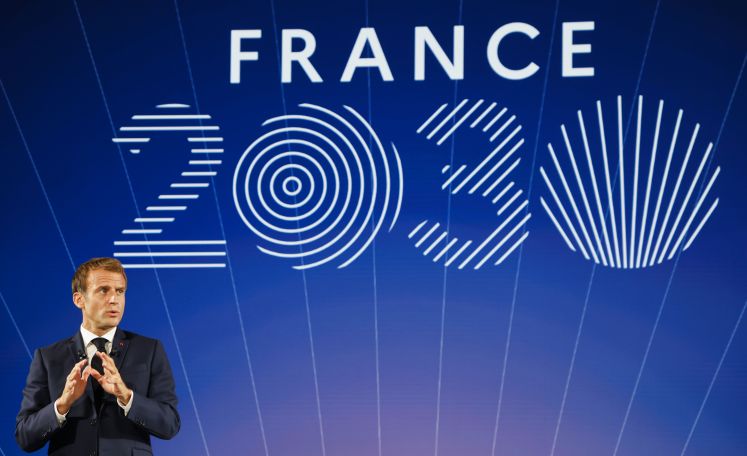 Emmanuel Macron stellt den Plan „France 2030“ vor