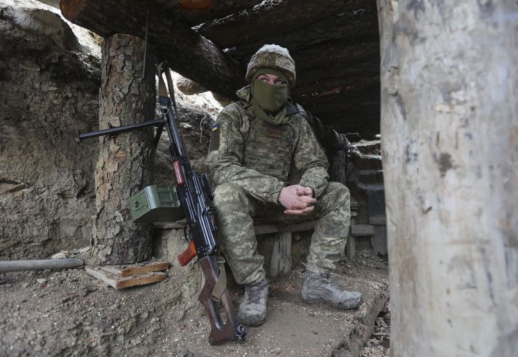 Ukrainischer Soldat