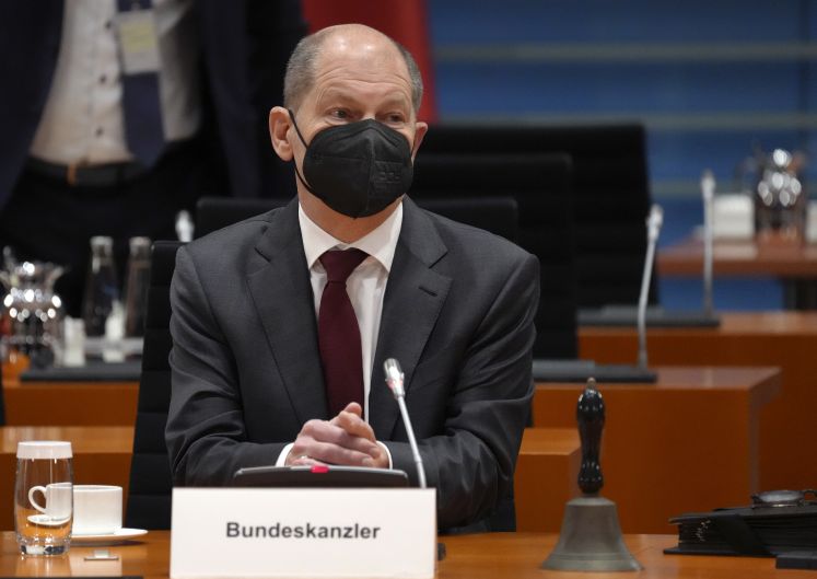 Olaf Scholz im Bundestag