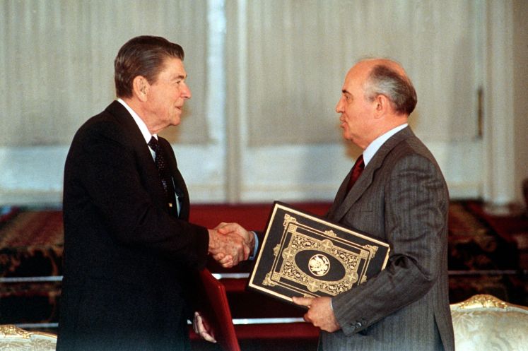 Reagan und Gorbatschow