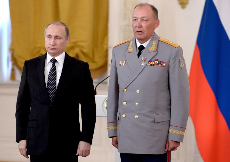 Wladimir Putin und Alexander Dwornikow