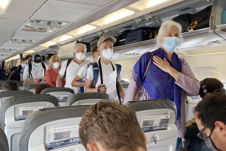 Maskenpflicht auf Flugreisen