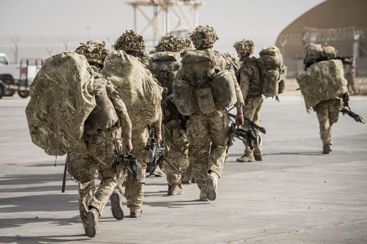 Britische Soldaten verlassen Afghanistan
