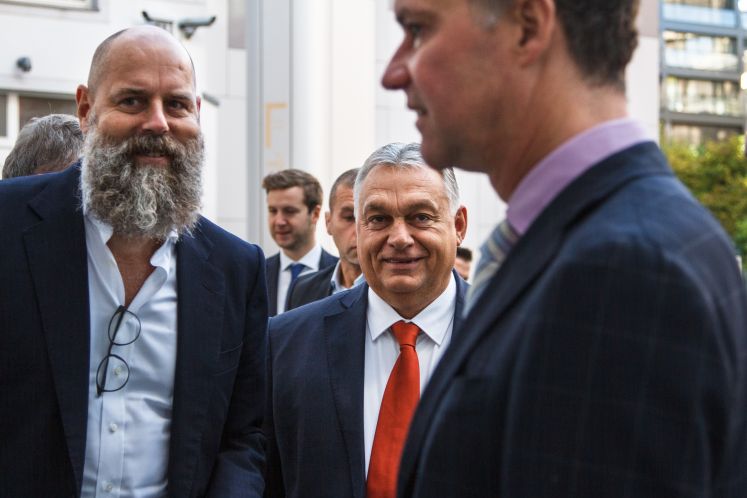Holger Friedrich, Viktor Orbán und Alexander Marguier