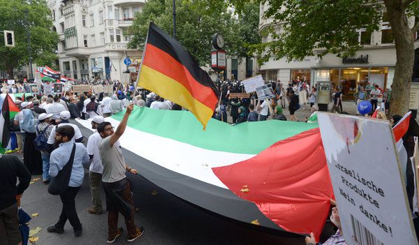 Antisemitische Parolen in Berlin