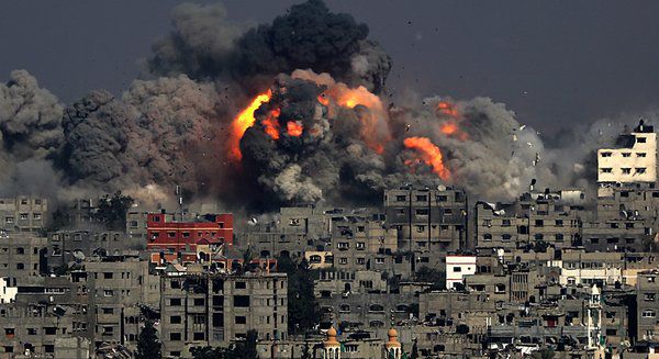 Feuer im Gaza