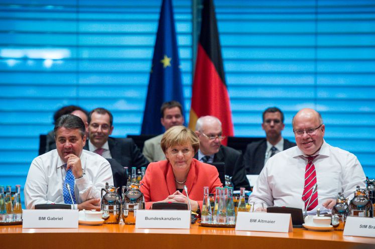 Angela Merkel, Sigmar Gabriel, Peter Altmaier