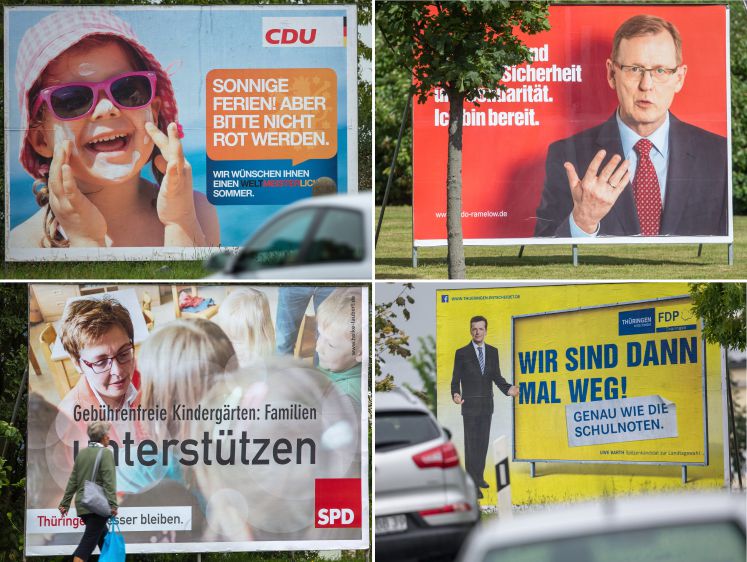 Wahlkampf in Thüringen