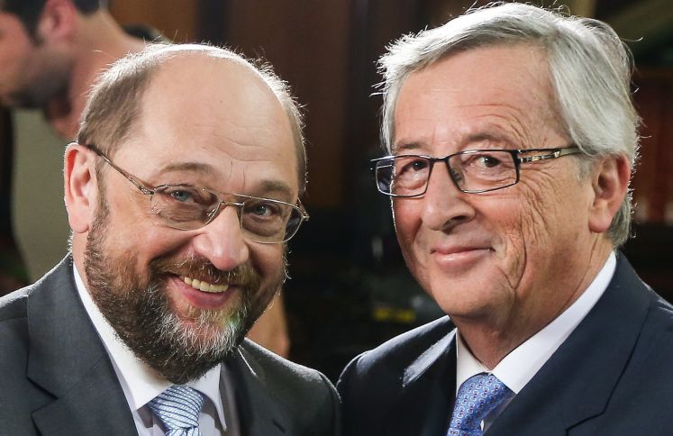 Martin Schulz und Jean-Claude Juncker: Inszenierung des Europawahlkampfs als Duell zweier Männer