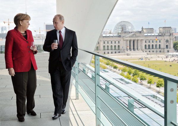Merkel und Putin in Berlin