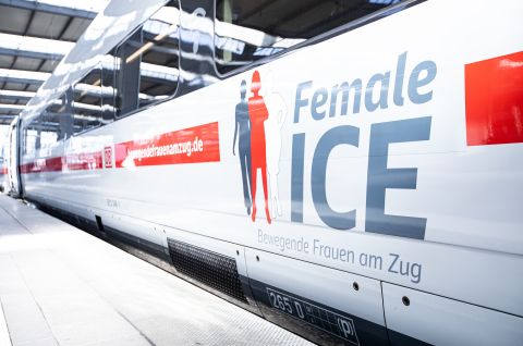 female ICE der Deutschen Bahn