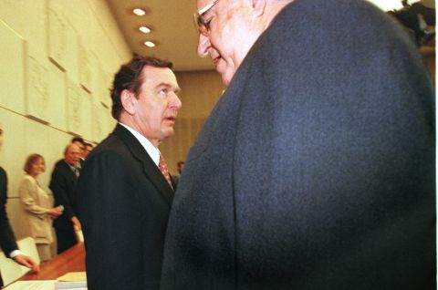 Gerhard Schröder, Helmut Kohl
