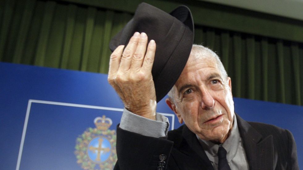 Leonard Cohen bei einer Preisverleihung 2011