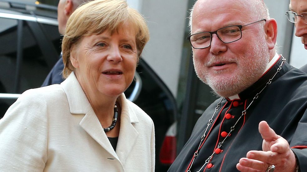 Angela Merkel und Kardinal Reinhard Marx