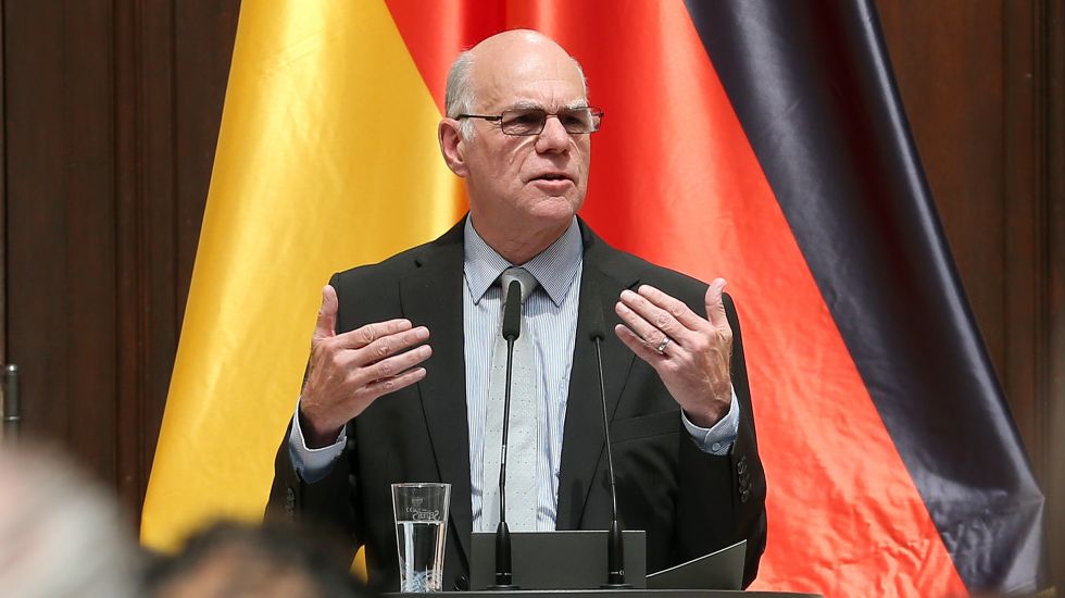 Bundestagspräsident Norbert Lammert (CDU) spricht am 20.06.2016 am bundesweiten Gedenktag für Opfer von Flucht und Vertreibung im Deutschen Historischen Museum Berlin