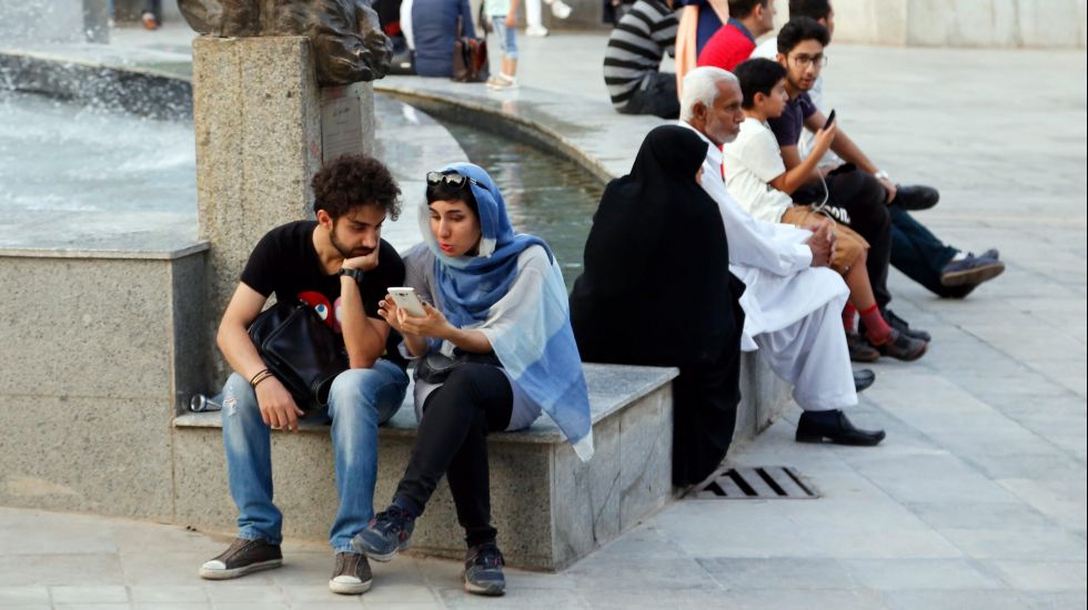Junge Iraner in Teheran