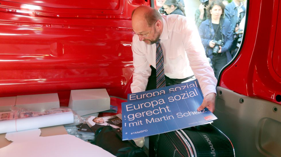 Der Spitzenkandidat der europäischen Sozialdemokratie für die Europawahl 2014, Martin Schulz