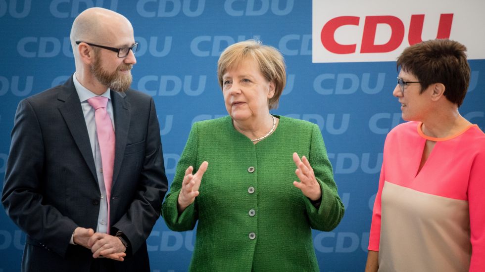 Peter Tauber, Angela Merkel, Annegret-Kramp-Karrenbauer