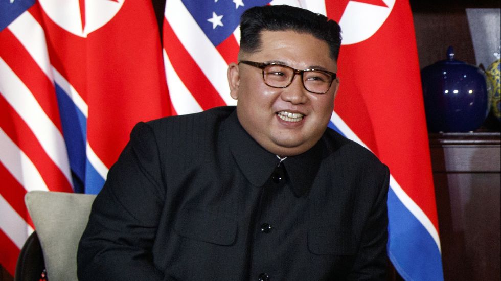 Nordkoreas Diktator Kim Jong-un nach dem Denuklearisierungsgipfel zwischen USA und Nordkorea