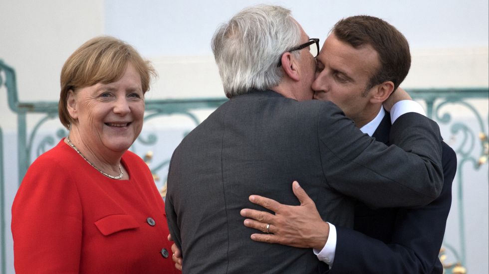 Merkel, Juncker und Macron