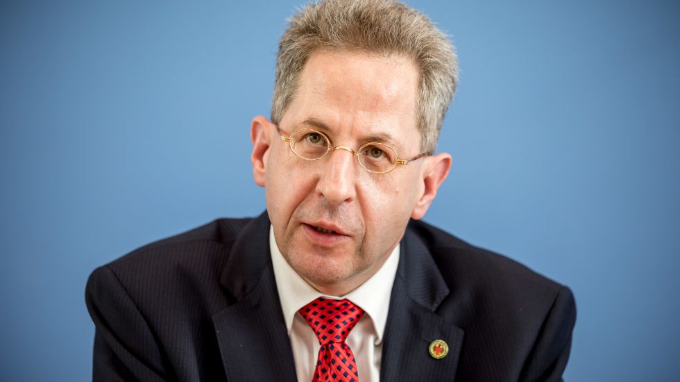 Hans-Georg Maaßen, Präsident des Bundesamtes für Verfassungsschutz, spricht bei der Vorstellung des Verfassungsschutzberichtes 2017.